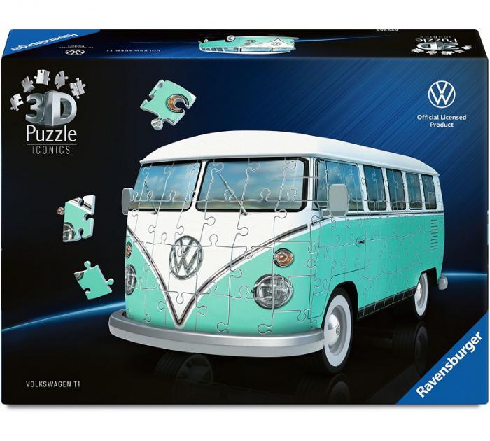 ΠΑΖΛ RAVENSBURGER 3D ICONICS VOLKSWAGEN T1 162PCS 12008035