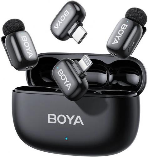 ΑΣΥΡΜΑΤΑ ΜΙΚΡΟΦΩΝΑ BOYA MINI 2 LIGHTNING AND TYPE-C