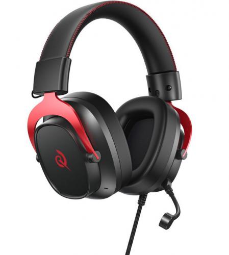 ΑΚΟΥΣΤΙΚΑ GAMING QCY VT200 PRO USB PS4/PS5/PC BLACK RED