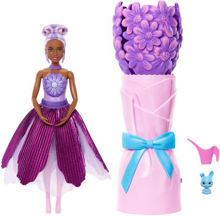 ΚΟΥΚΛΑ MATTEL BARBIE PETAL POP - PURPLE DAISY JMF58