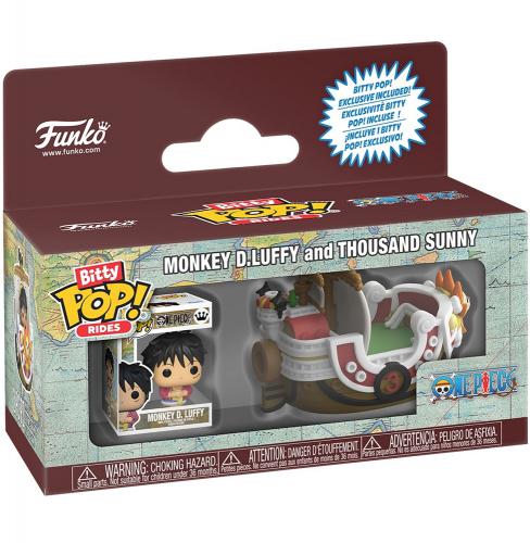 ΦΙΓΟΥΡΑ FUNKO BITTY POP! RIDES: ONE PIECE - MONKEY D. LUFFY AND THOUSAND SUNNY