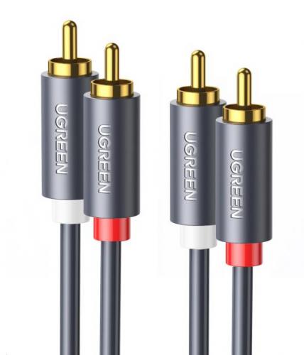 ΚΑΛΩΔΙΟ 2xRCA ΣΕ 2xRCA UGREEN AV104 30747 1M BLACK