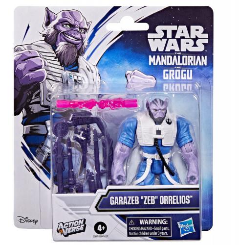 ΦΙΓΟΥΡΑ HASBRO DISNEY: ACTION VERSE - STAR WARS THE MANDALORIAN AND GROGU - GARAZEB ''ZEB'' ORRELIOS G2867