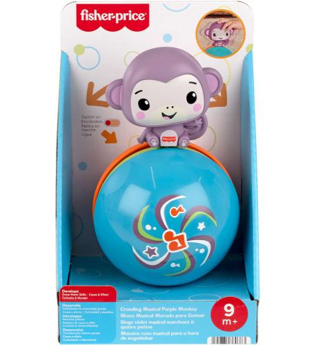 ΠΑΙΧΝΙΔΙ FISHER PRICE: CRAWLING MUSICAL PURPLE MONKEY JLB95