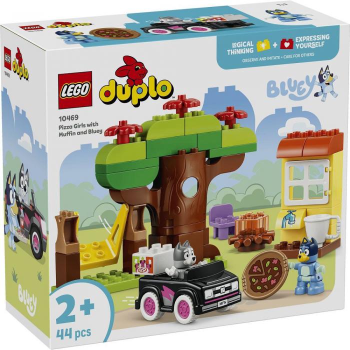 LEGO DUPLO BLUEY: PIZZA GIRLS WITH MUFFIN AND BLUEY 10469