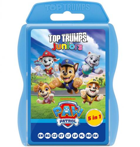 ΠΑΙΧΝΙΔΙ ΜΕ ΚΑΡΤΕΣ WINNING MOVES TOP TRUMPS JUNIORS: PAW PATROL 5 IN 1 WM04723-ML1-6