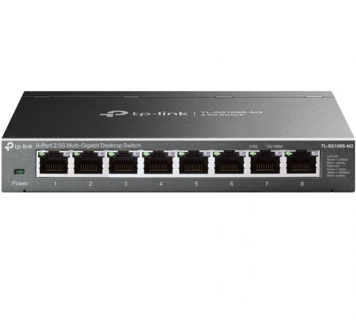 SWITCH TP-LINK 8 PORT 2.5G TL-SG108S-M2