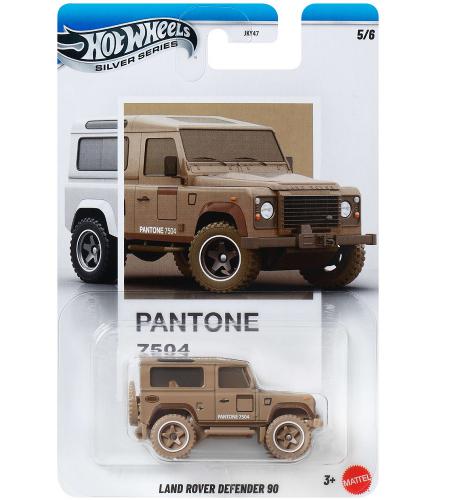 ΠΑΙΧΝΙΔΙ MATTEL HOT WHEELS SILVER SERIES: PANTONE 7504 - LAND ROVER DEFENDER 90 JKY62