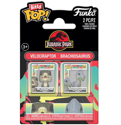 ΦΙΓΟΥΡΕΣ FUNKO BITTY POP! 2-PACK VELOCIRAPTOR AND BRACHIOSAURUS