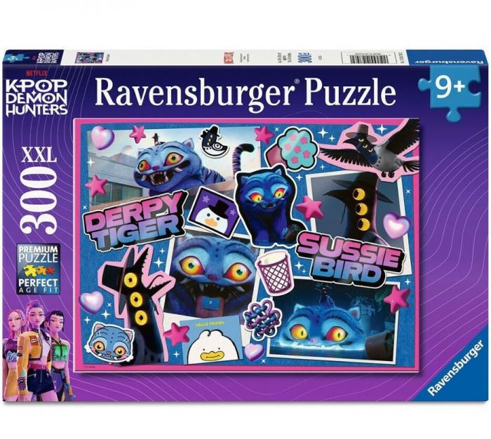 ΠΑΖΛ RAVENSBURGER: K-POP DEMON HUNTERS XXL DERPY TIGER AND SUSSIE BIRD 300PCS 12004758