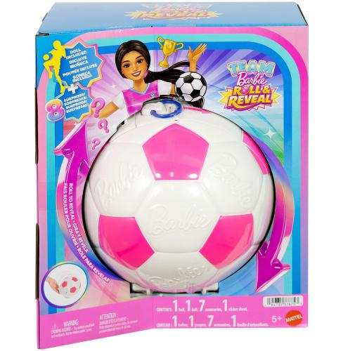 ΚΟΥΚΛΑ MATTEL BARBIE: ROLL AND REVEAL - SOCCER PLAYER JMK20