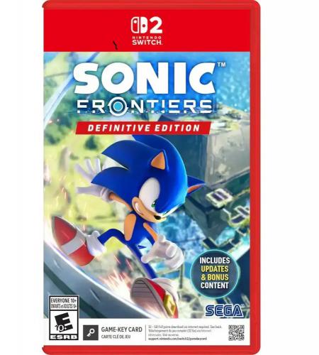 SONIC FRONTIERS DEFINITIVE EDITION (GAME KEY CARD) SWITCH 2