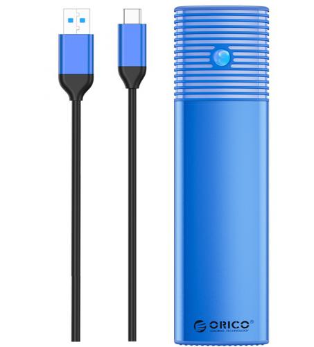 ΘΗΚΗ ΜΕΤΑΤΡΟΠΗΣ ΣΚΛΗΡΟΥ ΔΙΣΚΟΥ ORICO M.2 MVME PWDM2-G2 BLUE
