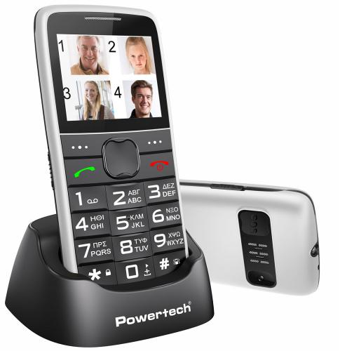 ΚΙΝΗΤΟ ΤΗΛΕΦΩΝΟ POWERTECH SENTRY ECO V2 PTM-46 WHITE