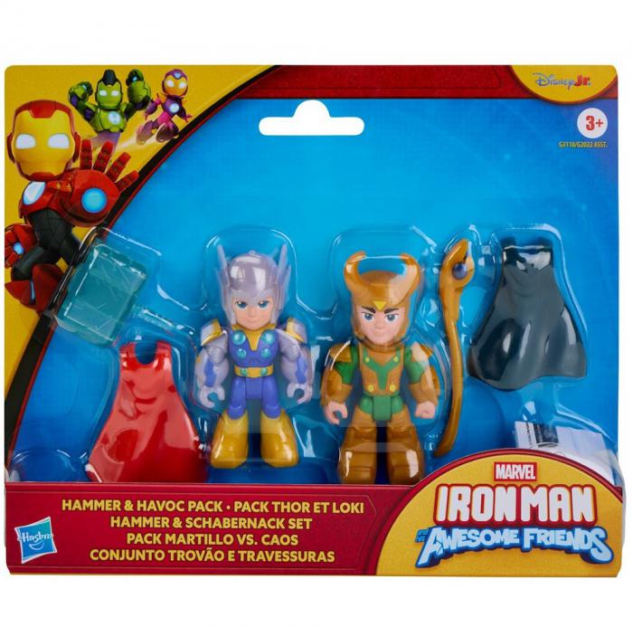 ΠΑΙΧΝΙΔΙ HASBRO DISNEYJR.: MARVEL - IRON MAN AND HIS AWESOME FRIENDS - HAMMER AND HAVOC PACK G3118