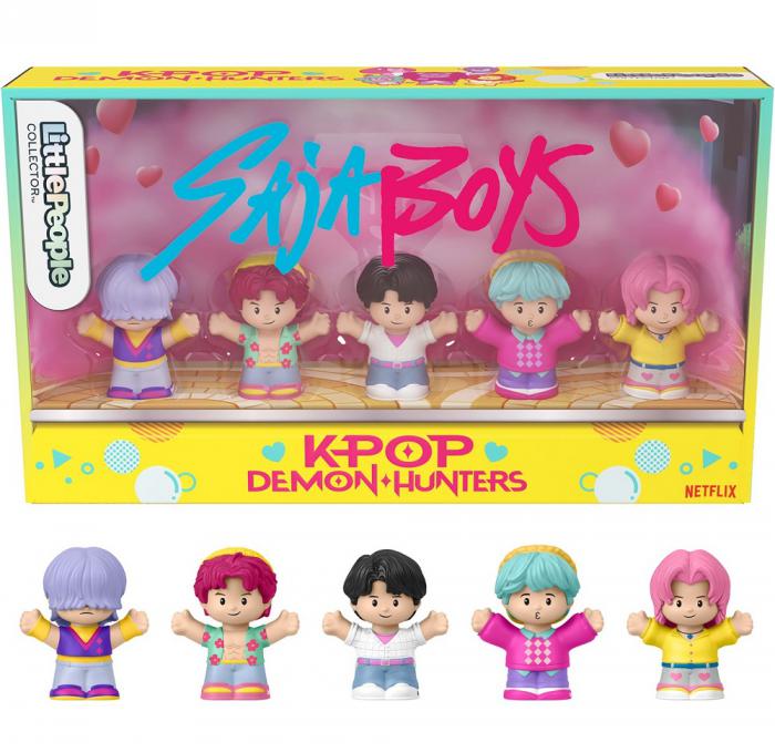 ΠΑΙΧΝΙΔΙ FISHER-PRICE LITTLE PEOPLE COLLECTOR: KPOP DEMON HUNTERS - SAJA BOYS FIGURE SET JRM88