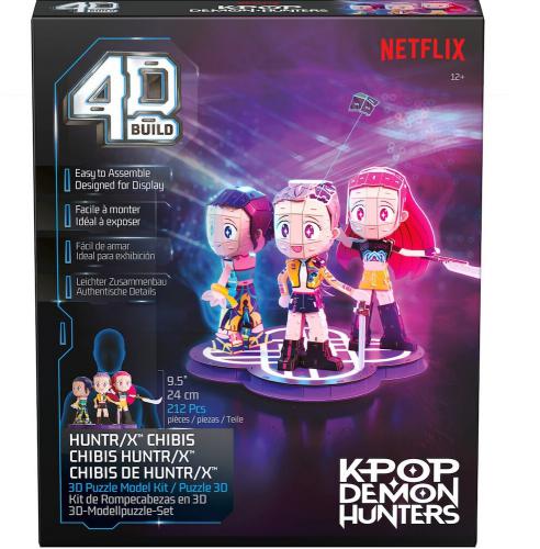 ΠΑΖΛ SPIN MASTER 4D BUILT: KPOP DEMON HUNTERS - HUNTR/X CHIBIS 6078016