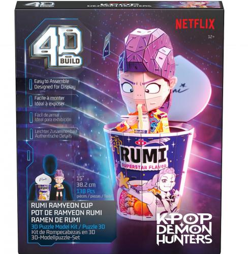 ΠΑΖΛ SPIN MASTER 4D BUILT: KPOP DEMON HUNTERS - RUMI RAMYEON CUP 607588