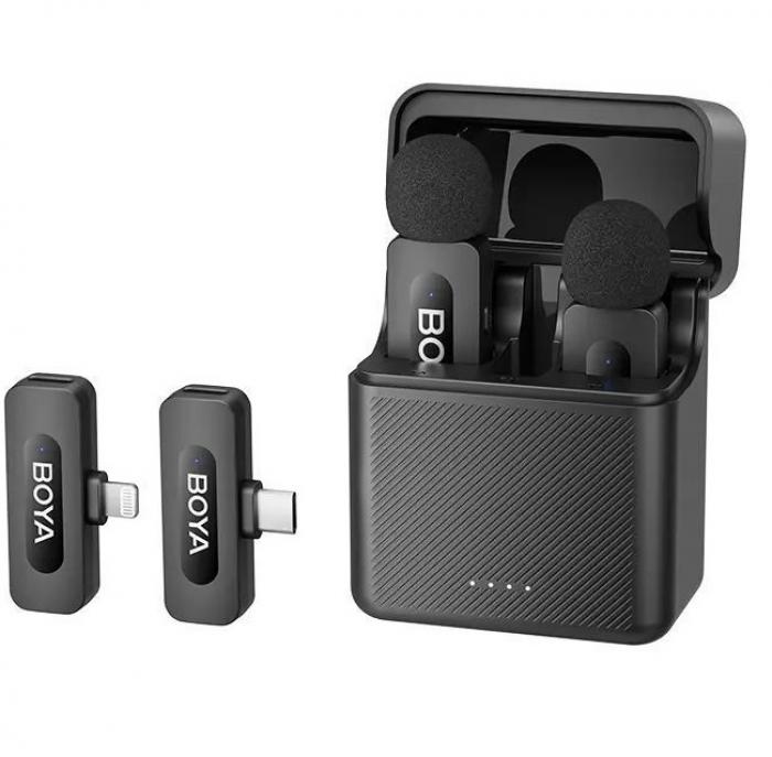 ΑΣΥΡΜΑΤΟ ΜΙΚΡΟΦΩΝΟ BOYA BY-V3 1x USB-C - 1x LIGHTNING