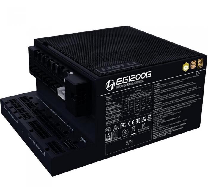 ΤΡΟΦΟΔΟΤΙΚΟ LIAN LI EDGE 1200W 80+ GOLD BLACK