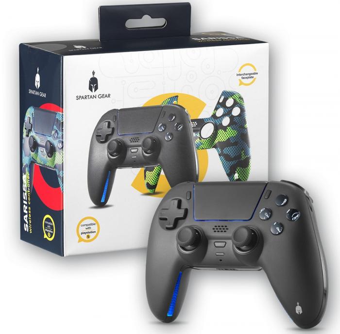 GAMEPAD SPARTAN GEAR SARISSA WIRELESS PC - PS4 -PS5 - SWITCH BLACK