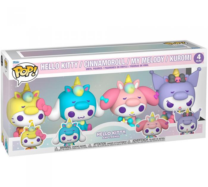 ΦΙΓΟΥΡΕΣ FUNKO POP! 4-PACK HELLO KITTY AND FRIENDS - HELLO KITTY - CINNAMOROLL - MY MELODY - KUROMI