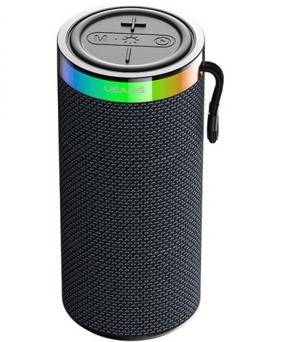 BLUETOOTH ΗΧΕΙΟ USAMS YX018 LED 2x 5W BLACK