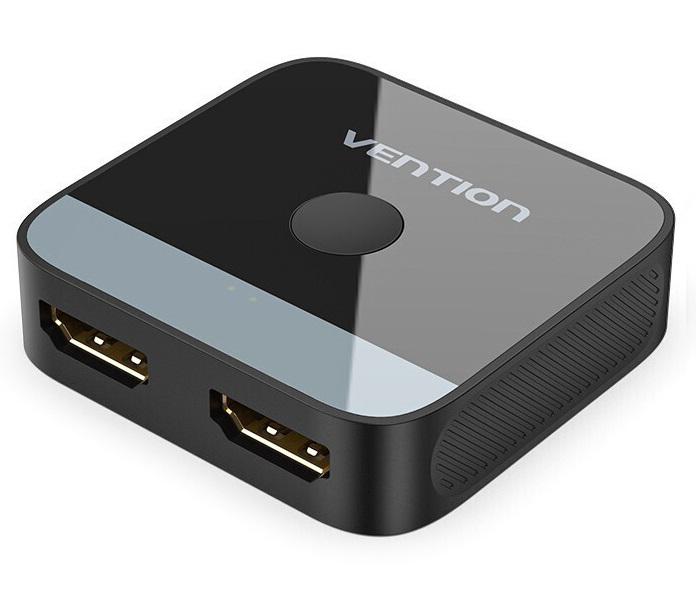 HDMI SWITCH VENTION 2 PORT 4K AKOB0 BLACK