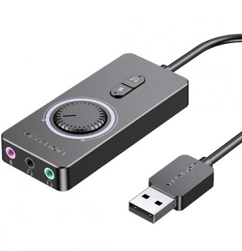 ΚΑΡΤΑ ΗΧΟΥ USB VENTION CDRBD BLACK