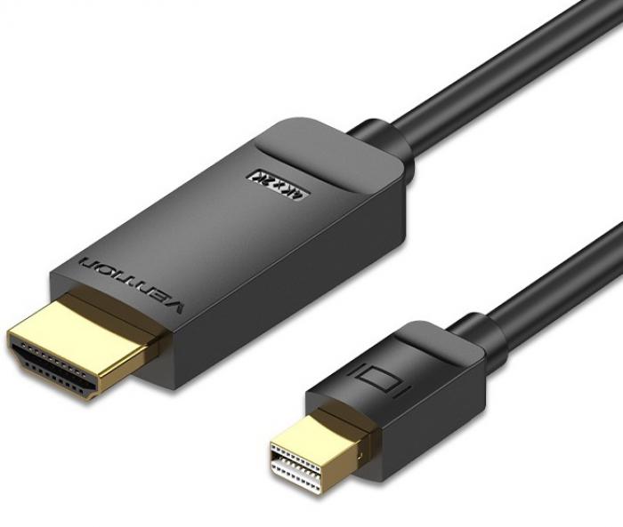 ΚΑΛΩΔΙΟ VENTION MINI DISPLAYPORT ΣΕ HDMI 4K 2M HAHBH BLACK