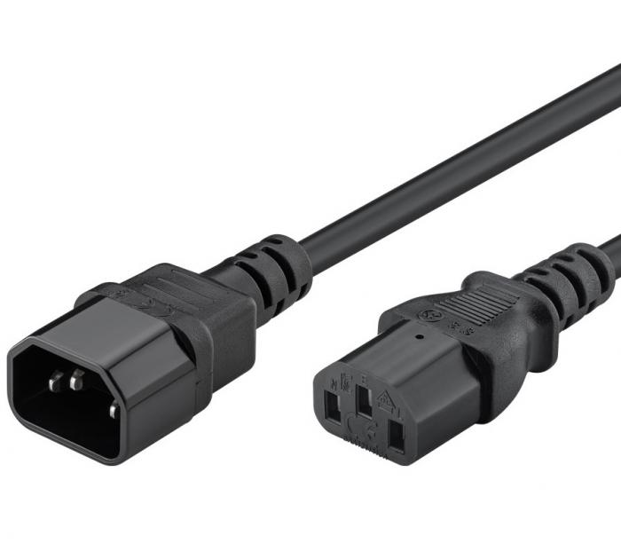 ΚΑΛΩΔΙΟ ΠΡΟΕΚΤΑΣΕΙΣ ΤΡΟΦΟΔΟΣΙΑΣ POWERTECH CAB-P039 1M BLACK