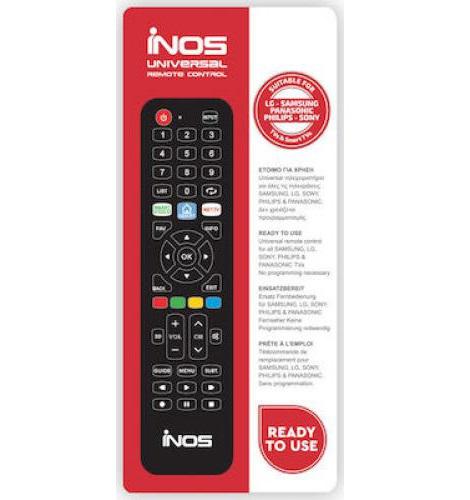 ΤΗΛΕΧΕΙΡΙΣΤΗΡΙΟ INOS ΓΙΑ ΤΗΛΕΟΡΑΣΕΙΣ LG/SAMSUNG/SONY/PHILIPS/PANASONIC