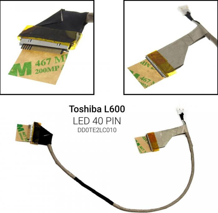 ΚΑΛΩΔΙΟΤΑΙΝΙΑ ΓΙΑ ΟΘΟΝΗ LAPTOP TOSHIBA L600 L640 L645 DD0TE2LC010
