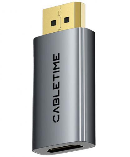 ΑΝΤΑΠΤΟΡΑΣ CABLETIME DISPLAYPORT ΣΕ HDMI CT-DMHF4K-AG6 4K/60Hz GREY