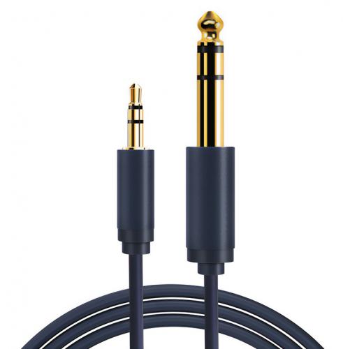 ΚΑΛΩΔΙΟ CABLETIME CT-AV321-H11G 3.5MM ΣΕ 6.3MM 1.8M BLACK