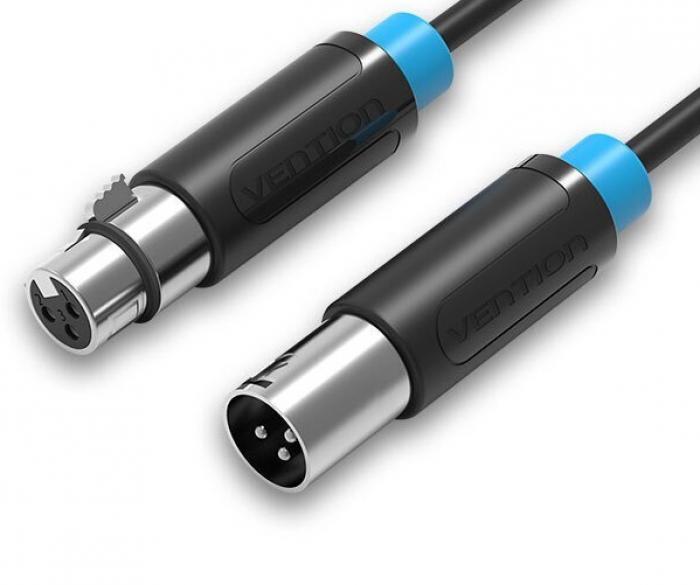 ΚΑΛΩΔΙΟ VENTION XLR ΘΗΛ. ΣΕ XLR ΑΡΣ. 1.5M BBFBG BLACK