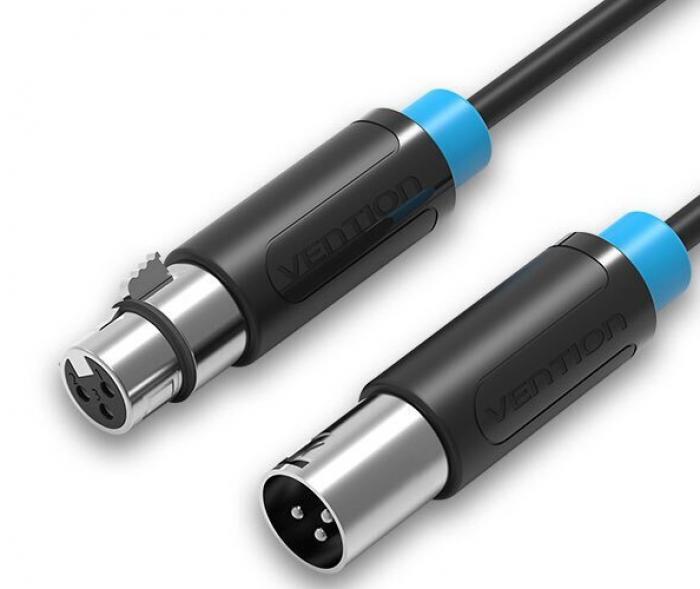 ΚΑΛΩΔΙΟ VENTION XLR ΘΗΛ. ΣΕ XLR ΑΡΣ. 2M BBFBH BLACK