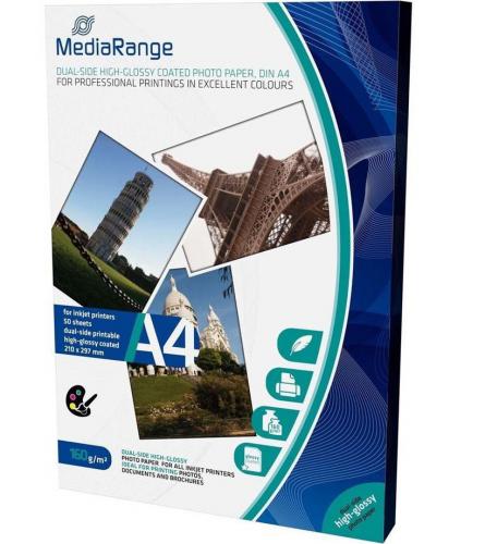 ΦΩΤΟΓΡΑΦΙΚΟ ΧΑΡΤΙ MEDIARANGE DUAL SIDE HIGH GLOSSY A4 220gr/m² MRINK118