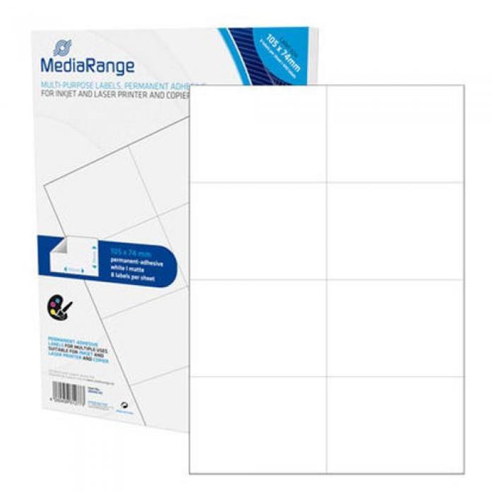 ΕΤΙΚΕΤΕΣ MEDIARANGE MRINK145 105x74mm 400 PACK WHITE