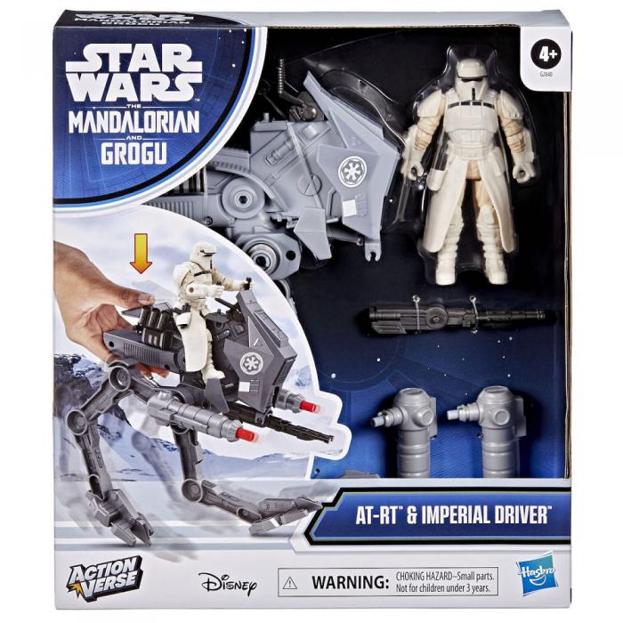 ΠΑΙΧΝΙΔΙ HASBRO DISNEY: STAR WARS THE MANDALORIAN AND GROGU - AT-RT AND IMPERIAL DRIVE G2840