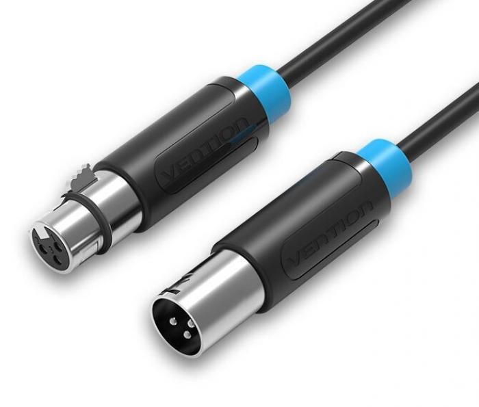 ΚΑΛΩΔΙΟ VENTION XLR ΘΗΛ. ΣΕ XLR ΑΡΣ. 1M BBFBF BLACK
