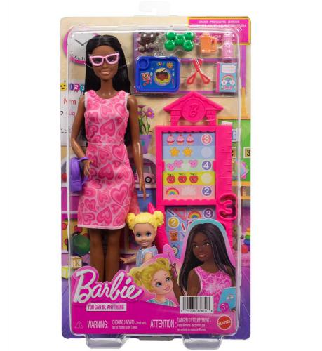 ΚΟΥΚΛΑ MATTEL BARBIE: YOU CAN BE ANYTHING - TEACHER WITH KID JMK17