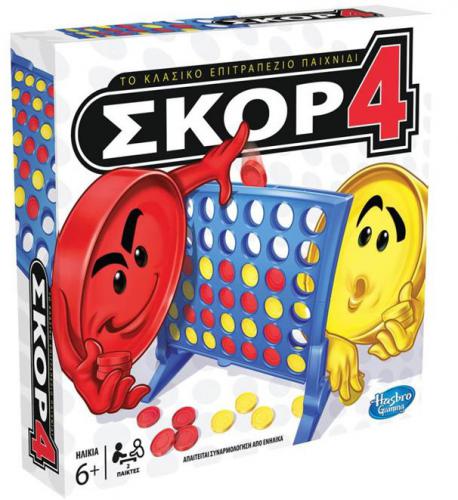ΕΠΙΤΡΑΠΕΖΙΟ ΠΑΙΧΝΙΔΙ HASBRO CONNECT 4 ΣΕ ΕΛΛΗΝΙΚΗ ΓΛΩΣΣΑ G1500