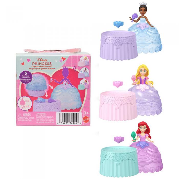 ΚΟΥΚΛΑ MATTEL DISNEY: PRINCESS - CUPCAKE REVEAL RANDOM JJT70