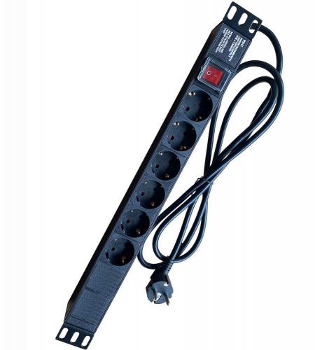 ΠΟΛΥΠΡΙΖΟ ΓΙΑ RACK 6 ΘΕΣΕΩΝ 1U POWER ON PDU-6