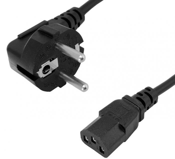 ΚΑΛΩΔΙΟ ΤΡΟΦΟΔΟΣΙΑΣ POWERTECH CAB-P043 1.5M BLACK