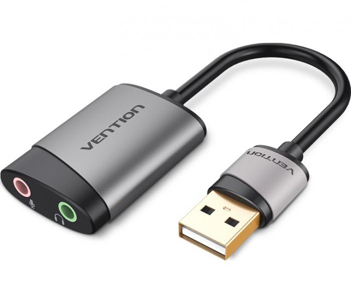 ΚΑΡΤΑ ΗΧΟΥ USB VENTION CDKHB GREY