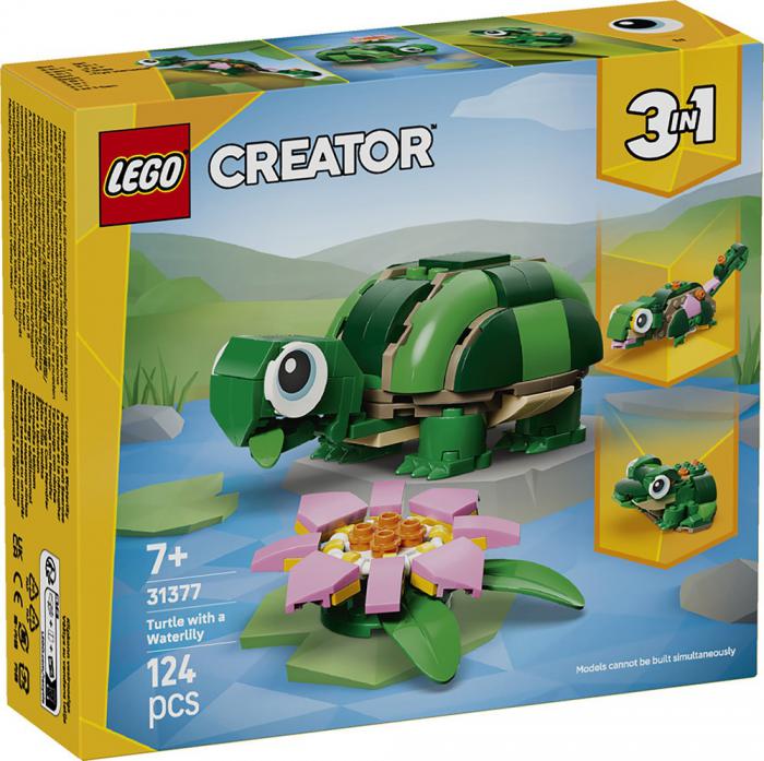 LEGO CREATOR: TURTLE WITH A WATER LILY 31377