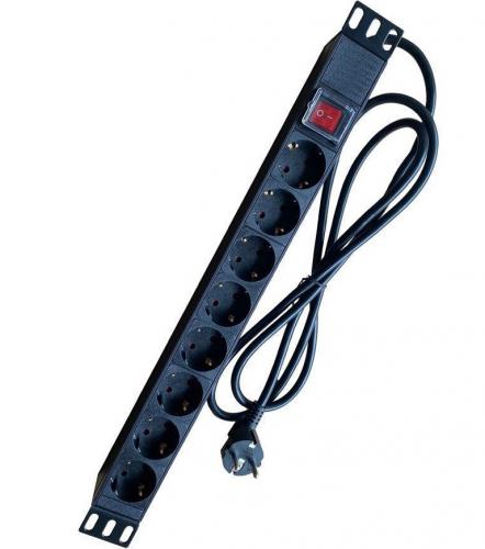 ΠΟΛΥΠΡΙΖΟ ΓΙΑ RACK 8 ΘΕΣΕΩΝ 1U POWER ON PDU-8