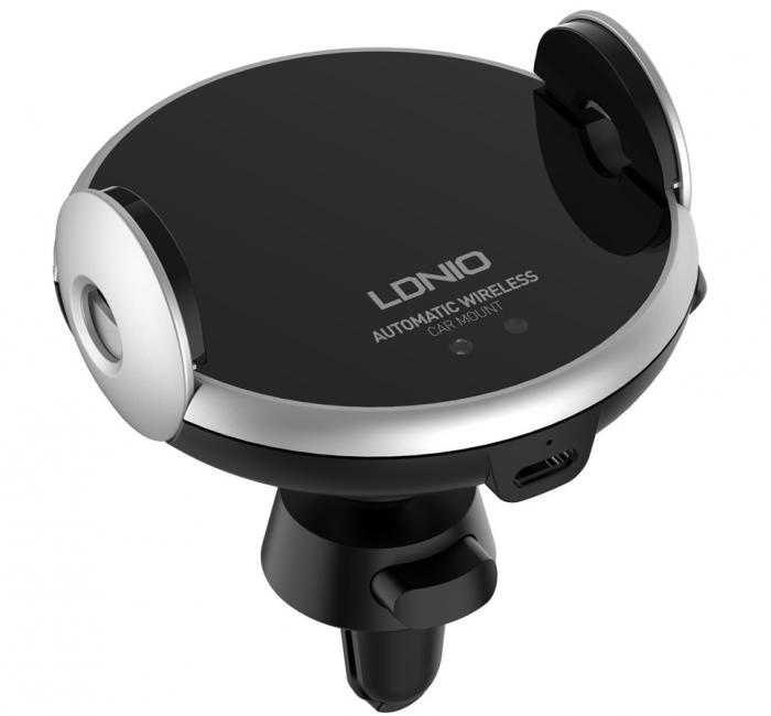 ΒΑΣΗ ΓΙΑ SMARTPHONE - ΑΣΥΡΜΑΤΟΣ ΦΟΡΤΙΣΤΗΣ LDNIO MA02 15W BLACK